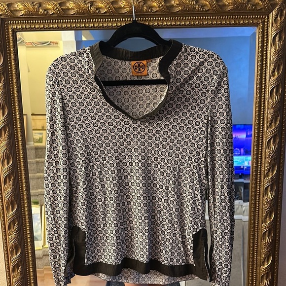 Tory Burch Tops - Vintage Tory Burch silk long sleeve